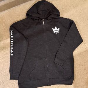 NEW Youth Kingz Athletics Jiu Jitsu Zip Up Hoodie Sweatshirt